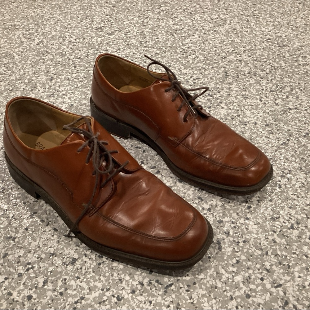 BRASS BOOT Brown Oxfords Casual Dress Shoes Men’s 11M
